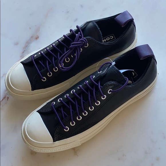 NWT converse chuck 70 ox black leather - Picture 8 of 9